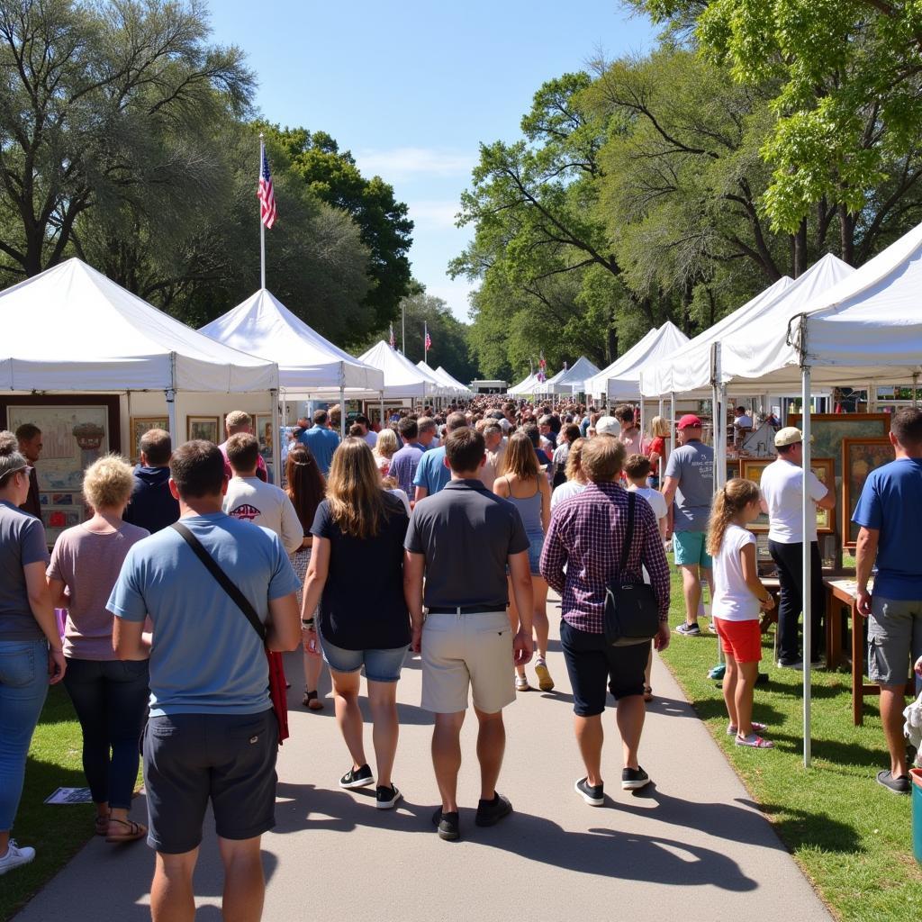 Lake Wales Arts Festival Crowd