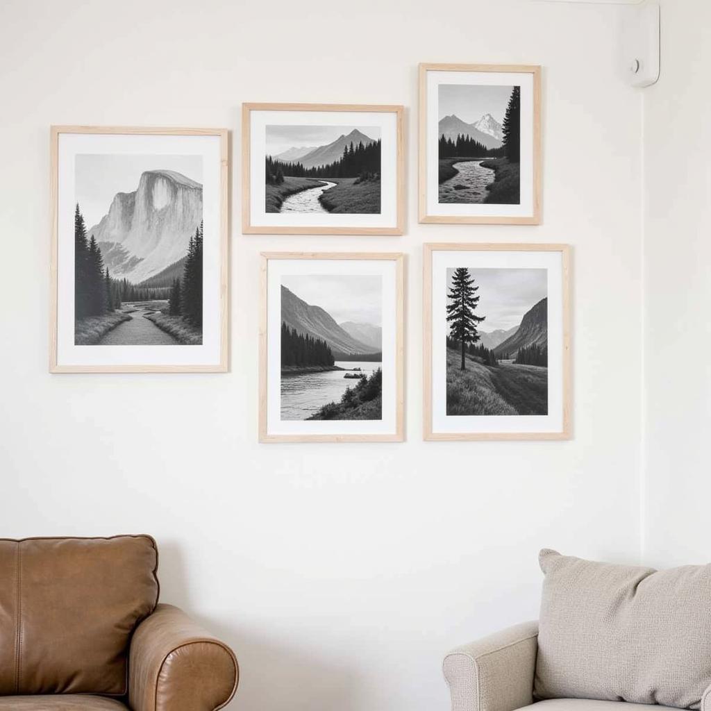 Creating a Gallery Wall with Landscape Prints