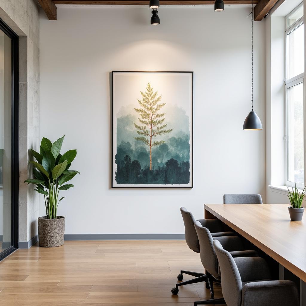 Large Original Art in an Office Space