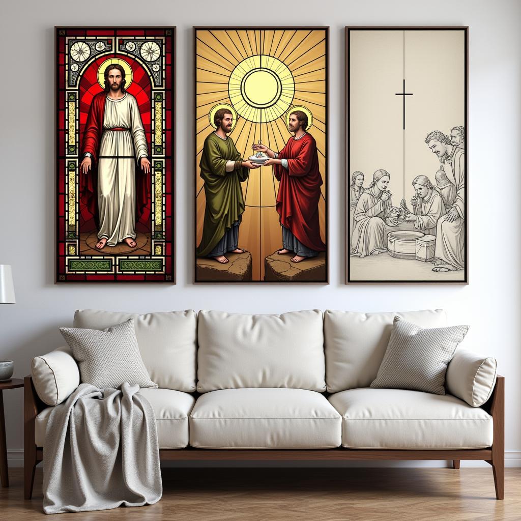 Large Religious Wall Art Styles