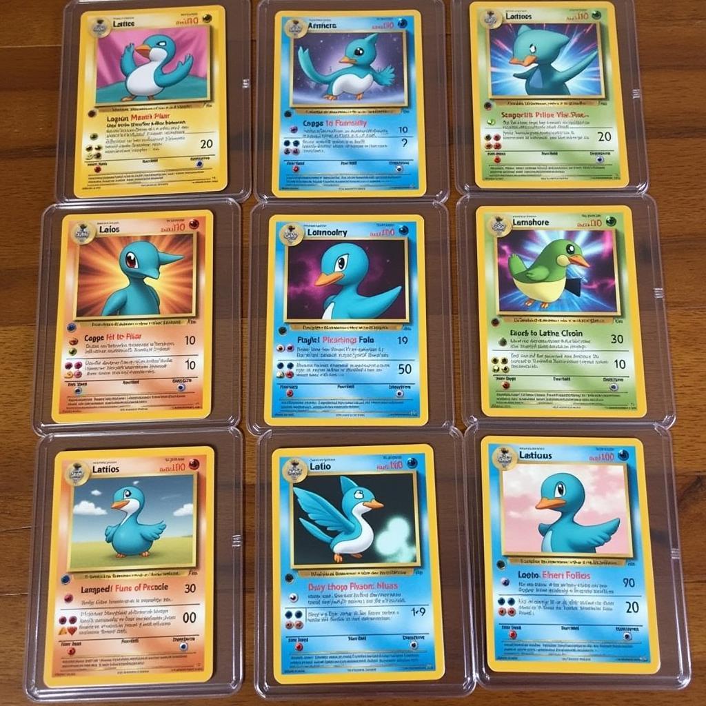 Bộ sưu tập thẻ bài Latios Full Art đầy giá trị