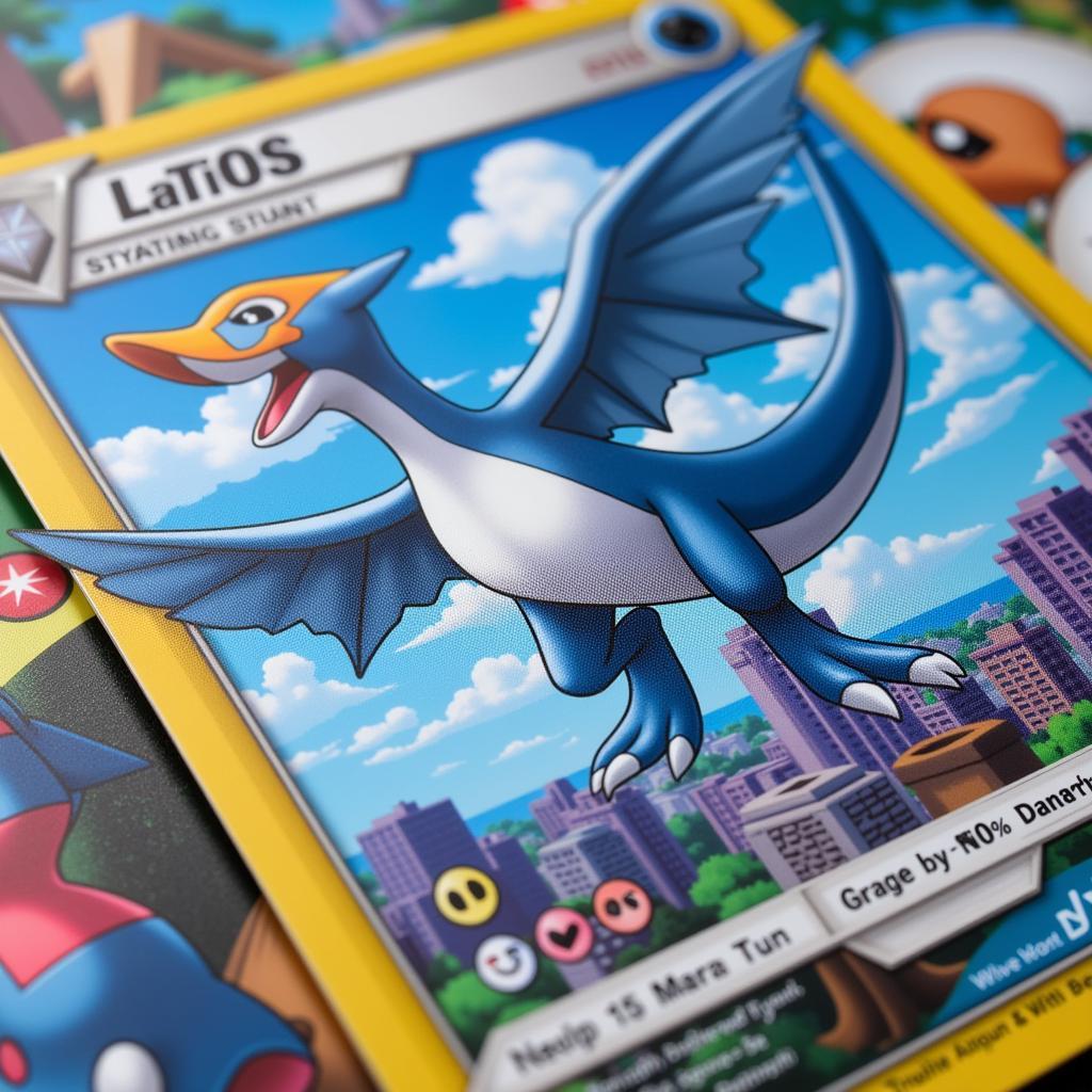 Thẻ bài Latios Full Art trong thế giới Pokemon