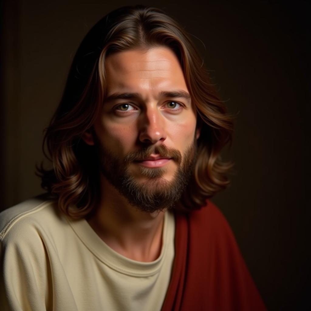 Digital Portrait of Jesus Christ