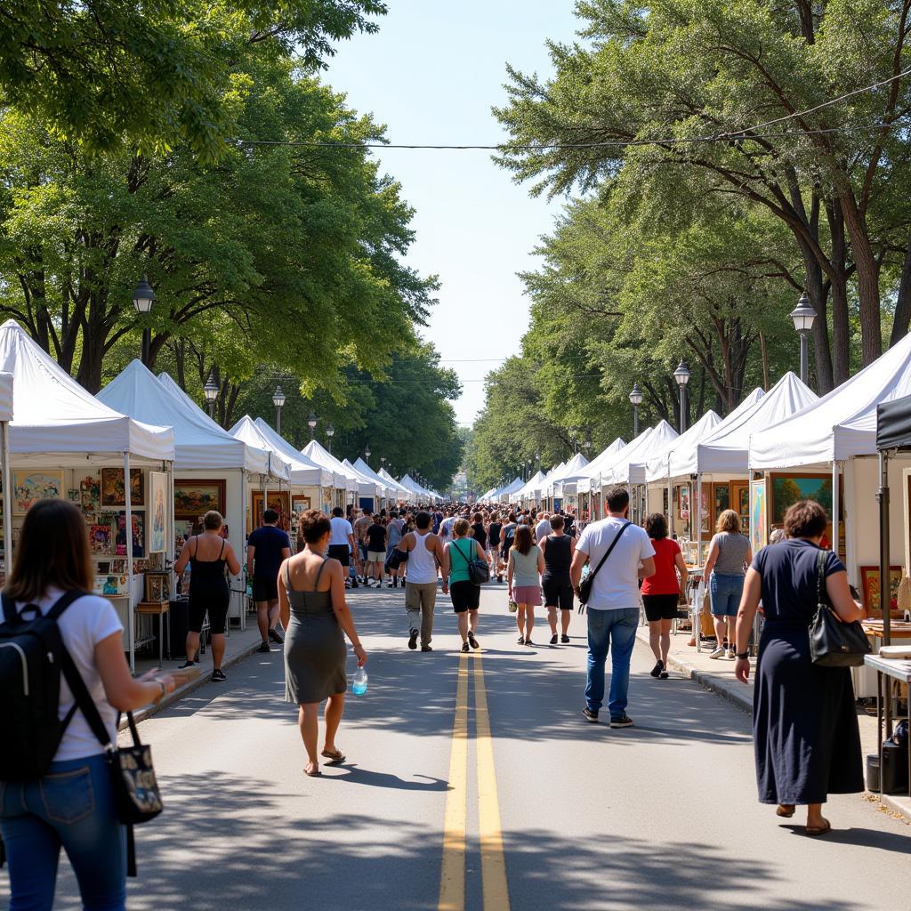 Gainesville Art Festival bustling with visitors