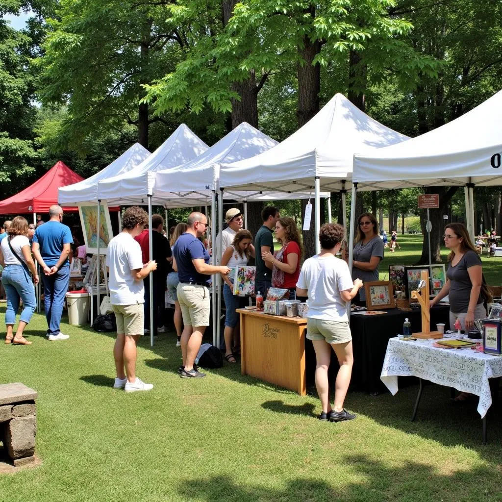 Lễ hội nghệ thuật ngoài trời Art in the Park Montclair