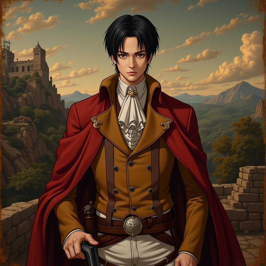 Levi Ackerman in Renaissance Style AI Art