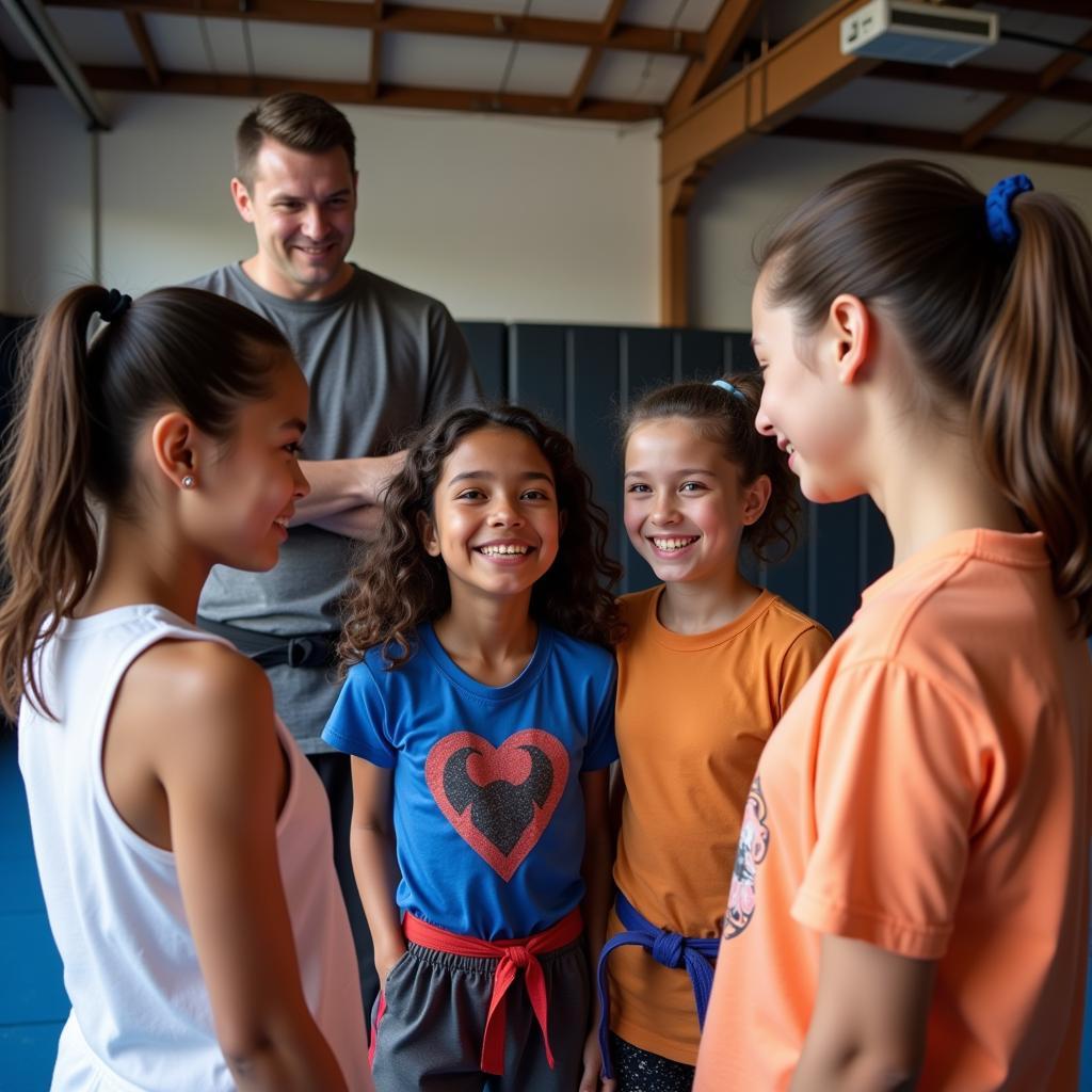 Lewis Martial Arts Students and Instructor