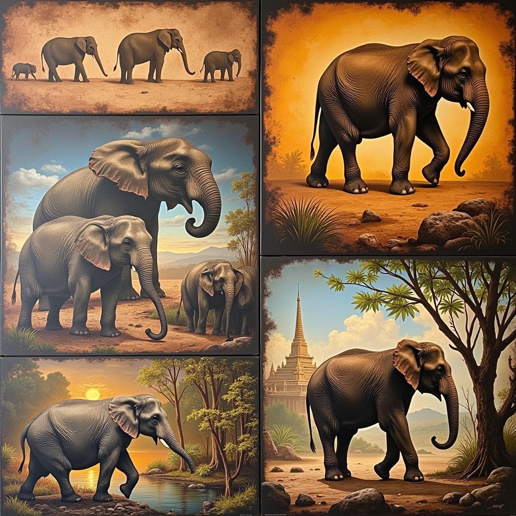 Lịch sử art elephant painting