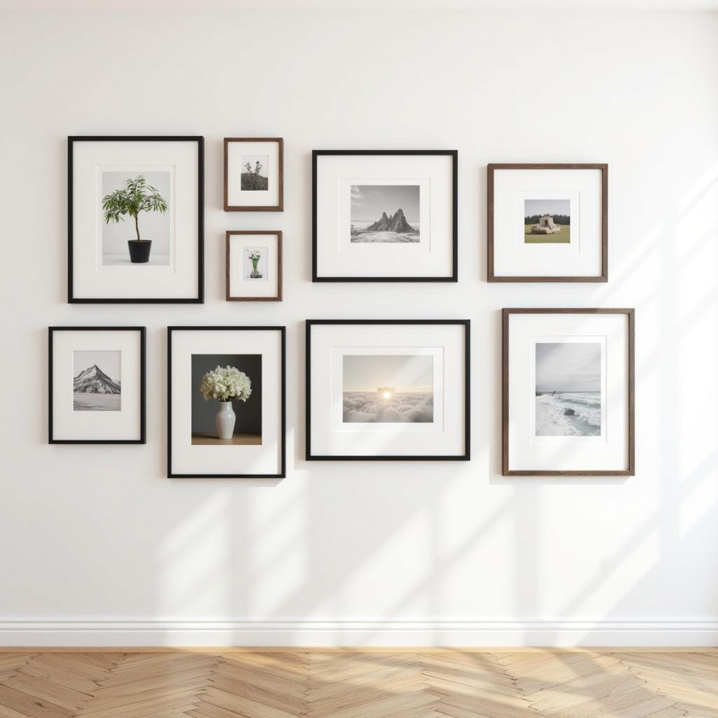 Creating a Gallery Wall with Line Art Frames