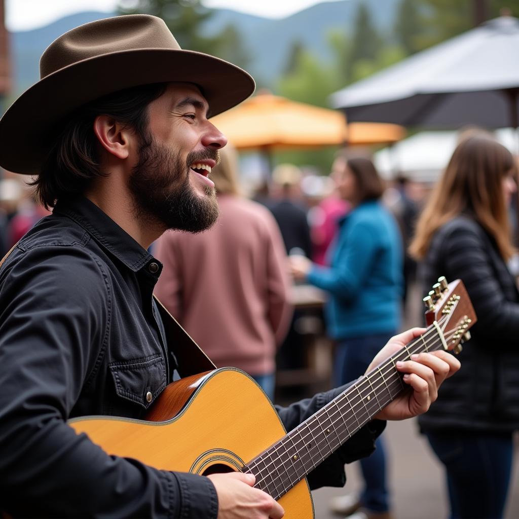 Live music at Crested Butte Art Walk