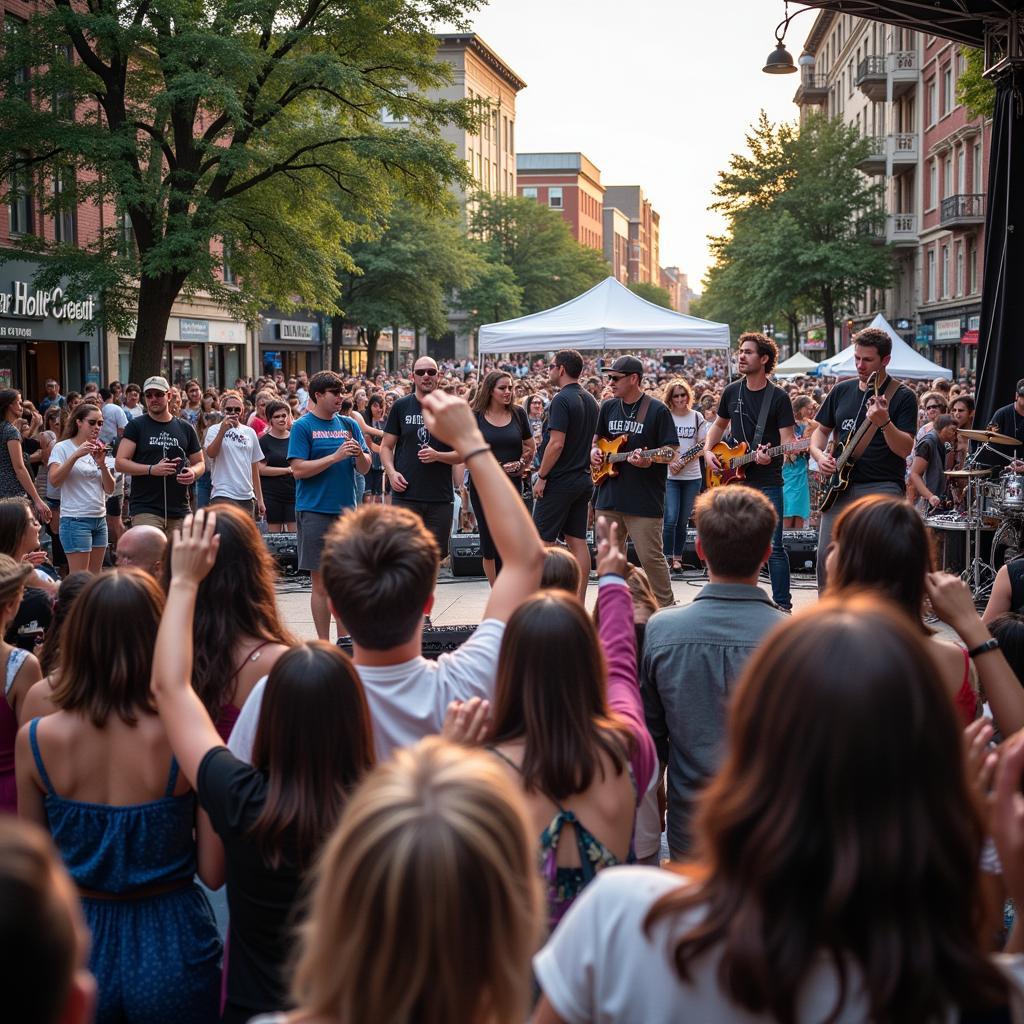 Live Music Performance at Shadyside Art Festival