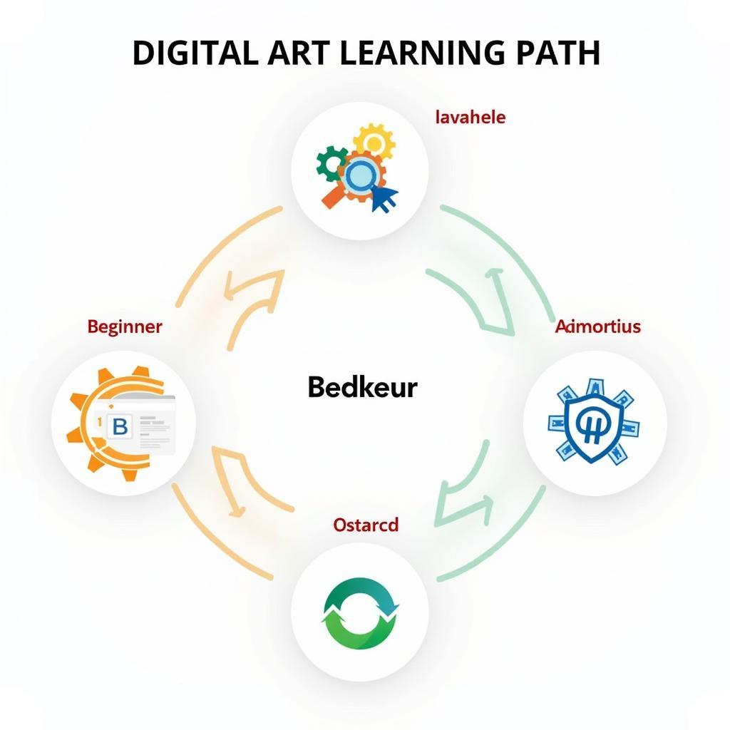 Digital art learning path