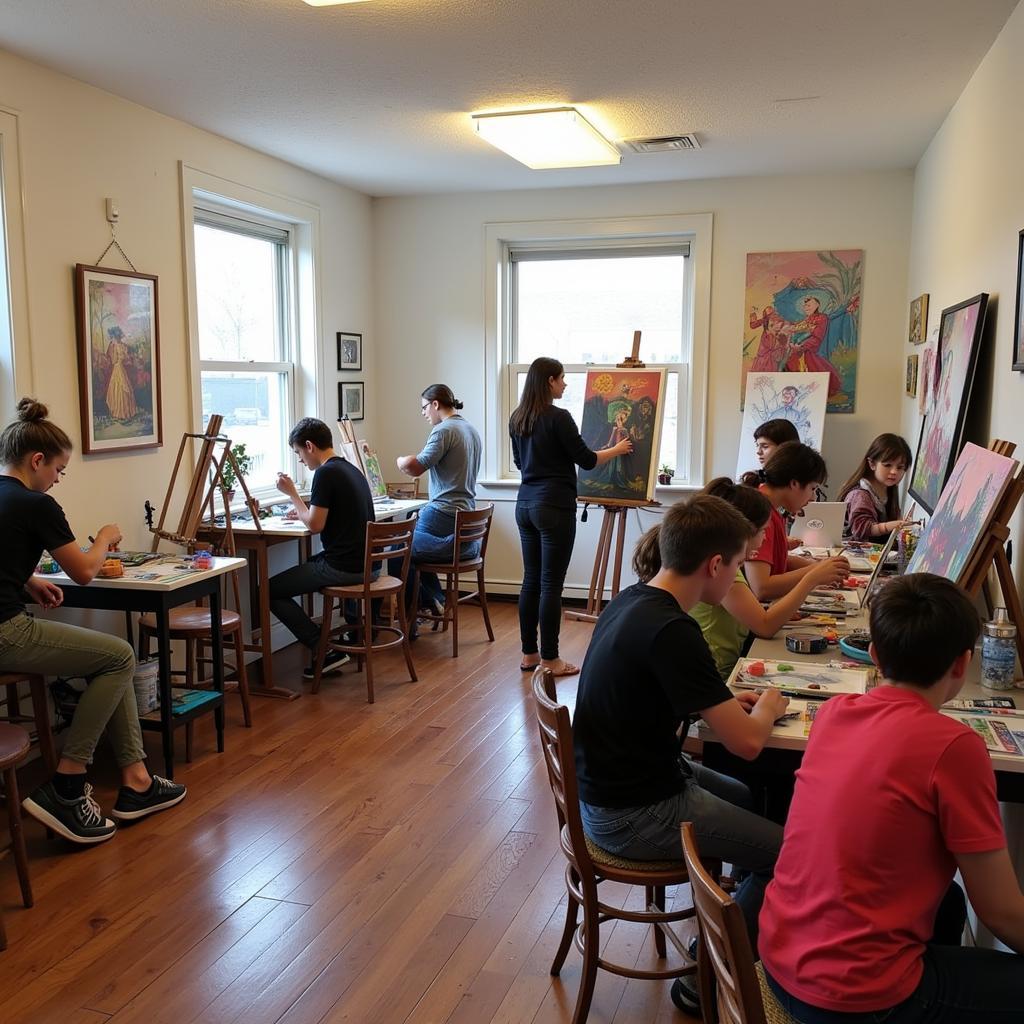 Beginner art class in Westchester NY