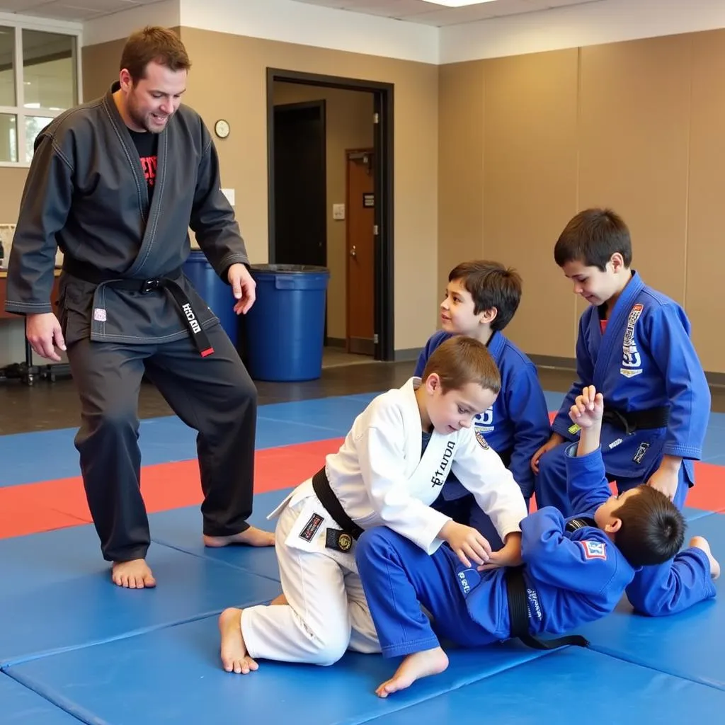 Lớp học BJJ cho trẻ em tại Lake Oswego