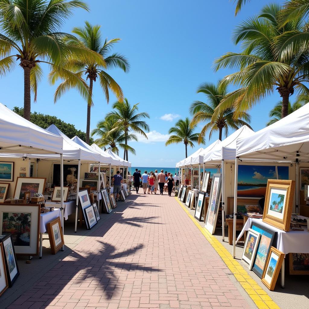 Artworks on display at the Marco Island Art Festival