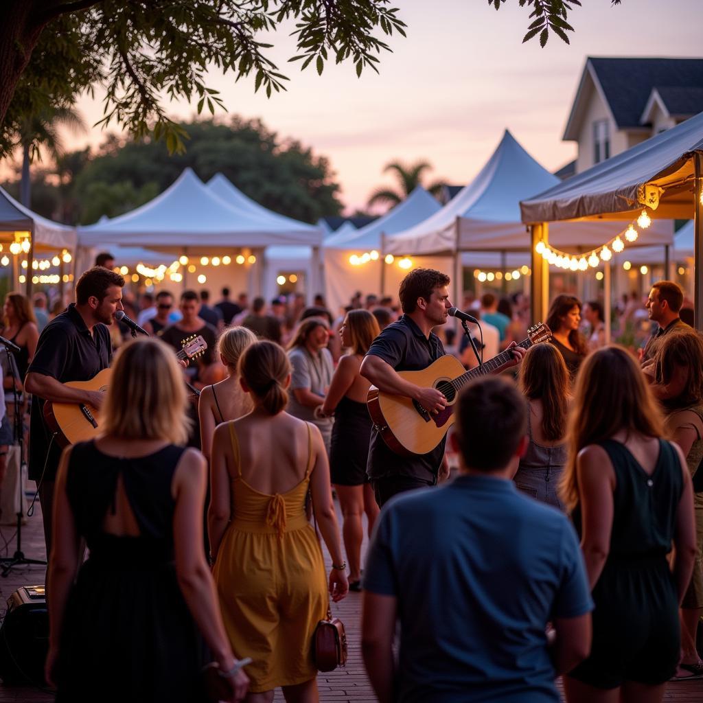 Live music performance at the Marco Island Art Festival