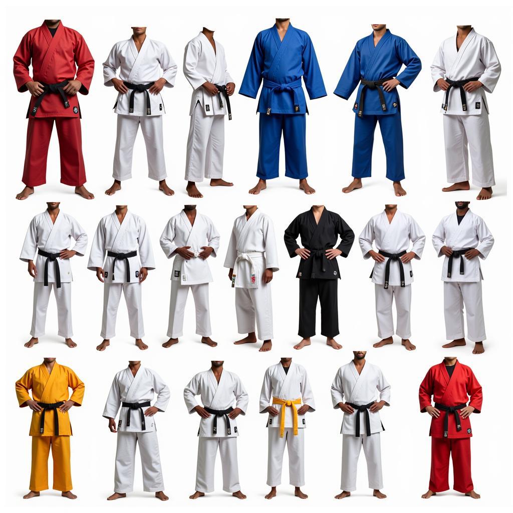 Various Martial Arts Gee Styles