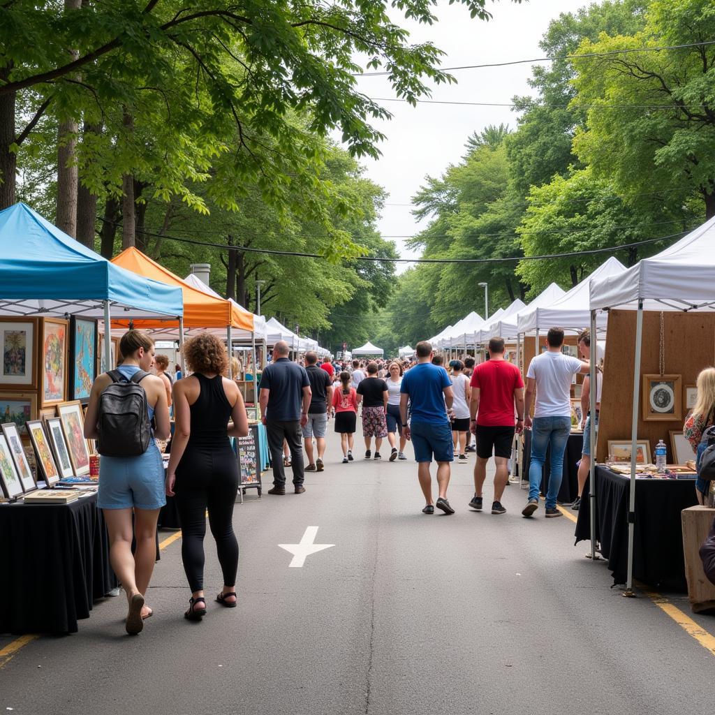 Local artists showcase their work at the Medford Art Festival