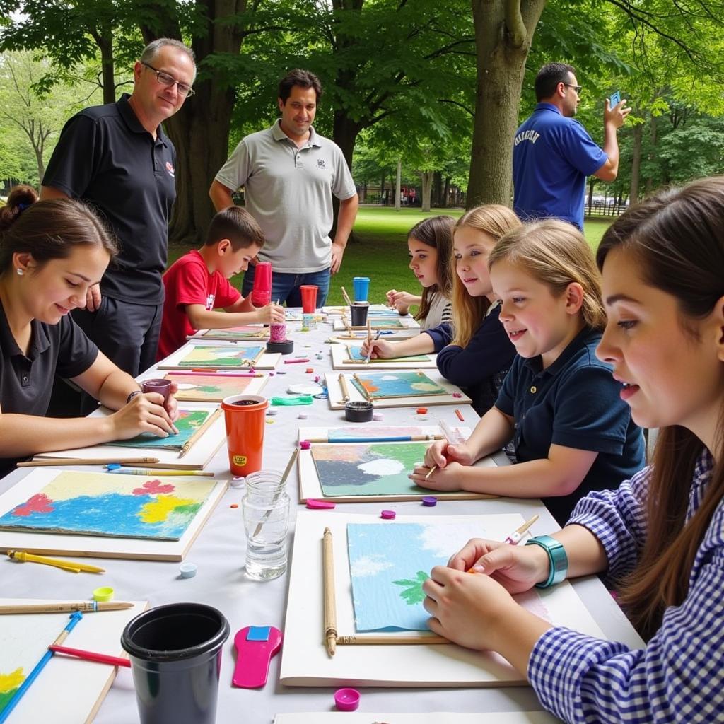 Medina Art in the Park Interactive Workshop