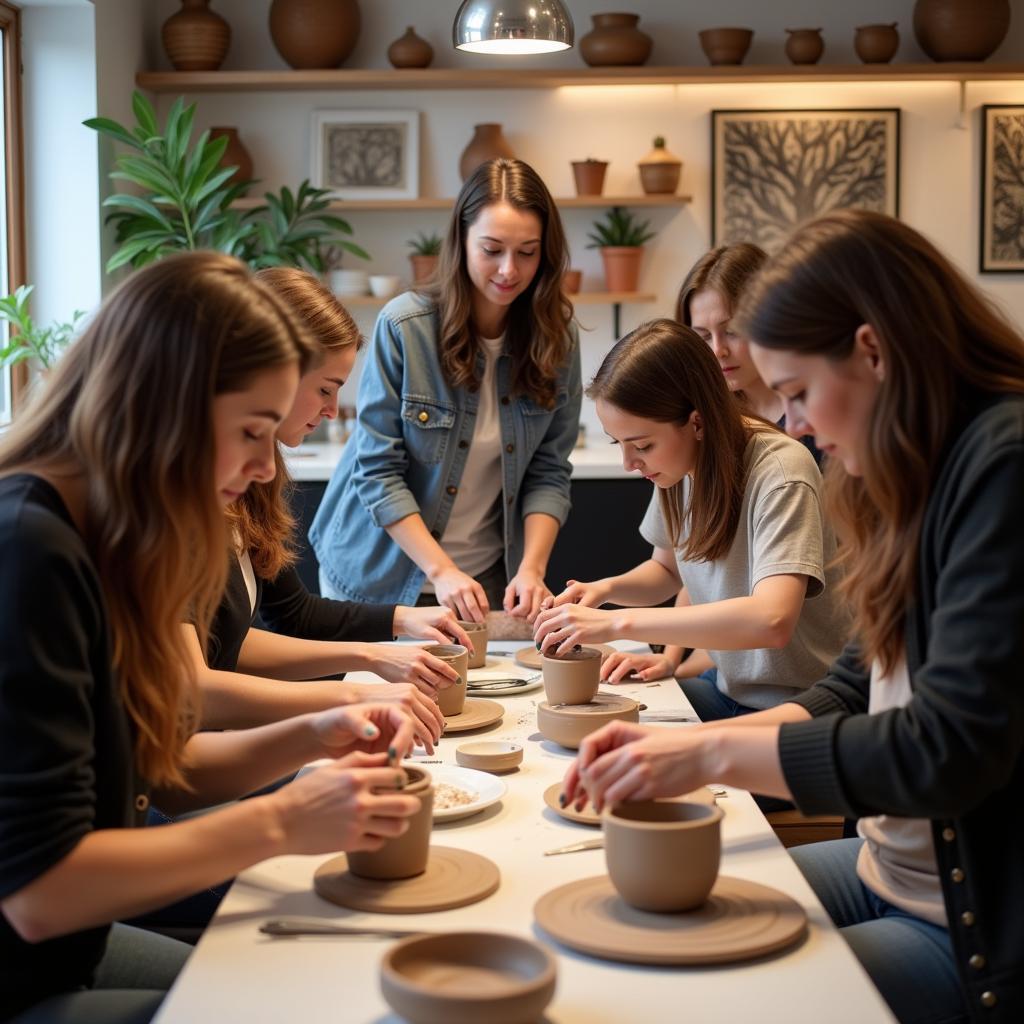 Pottery workshop at Medina Art in the Park