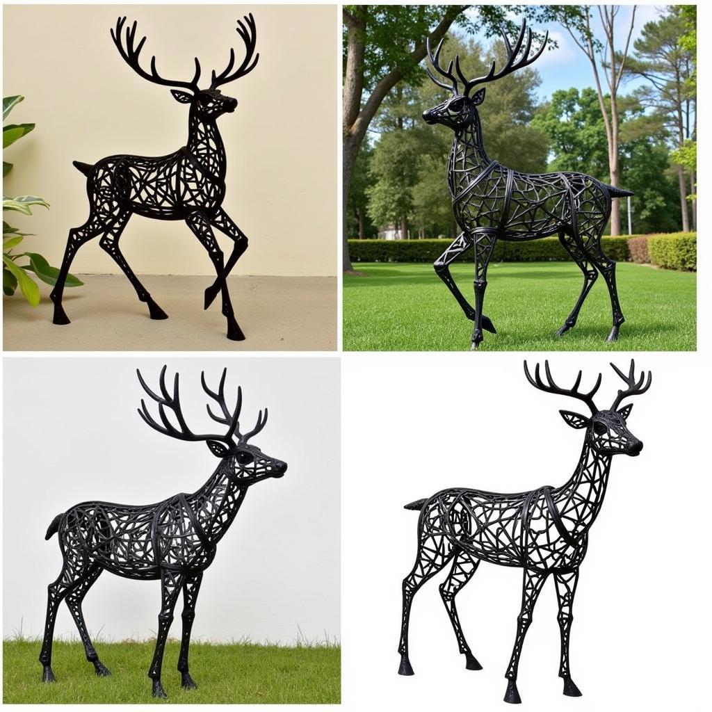 Metal Deer Yard Art Styles and Designs