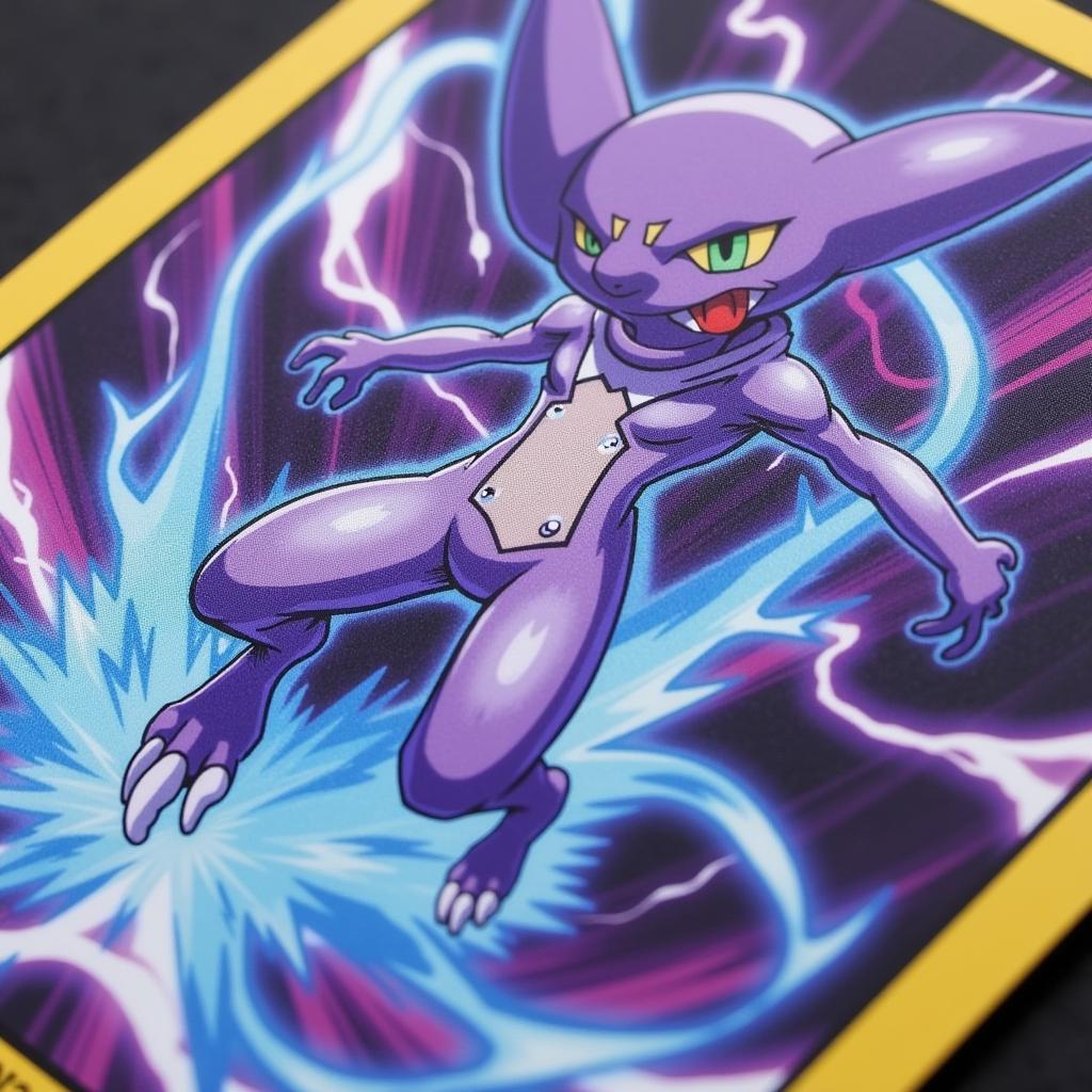 Mewtwo alternate art card in Pokemon GO