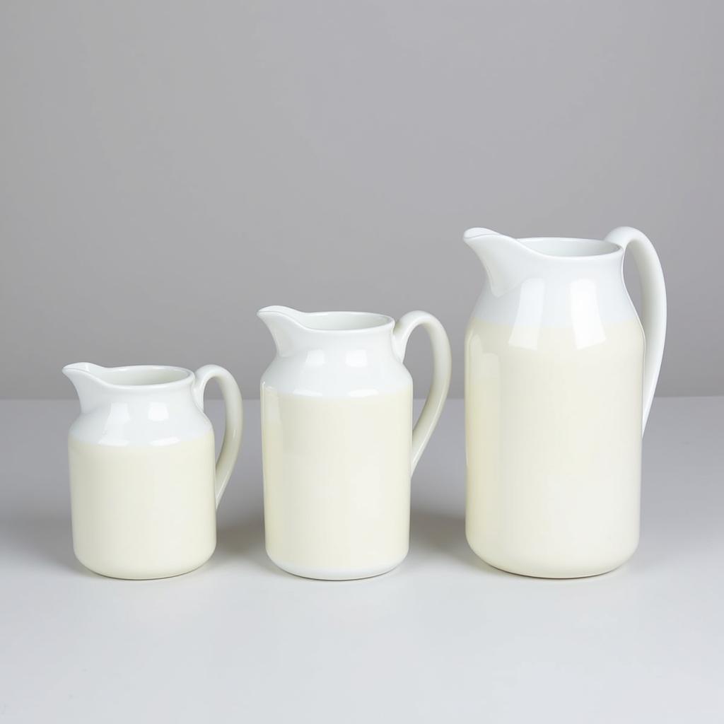 Milk Pitcher Sizes Comparison