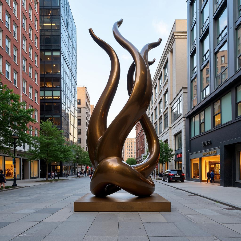 Modern Bronze Sculpture Installations