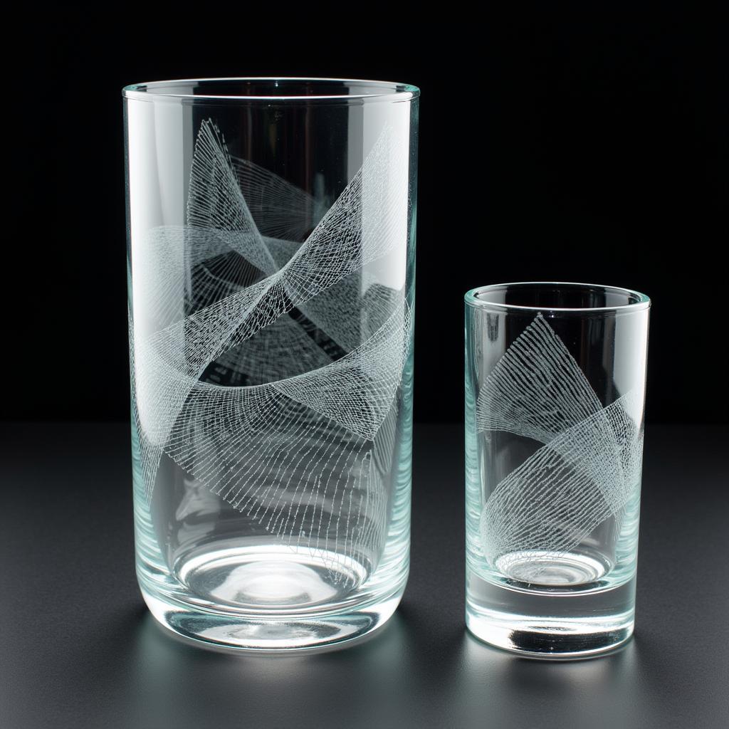 Modern Laser Engraving on Glass