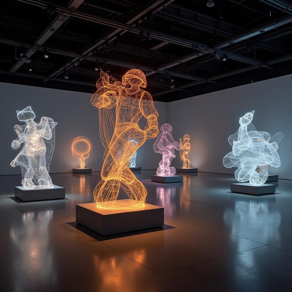 Modern Monument Art: Digital Sculptures