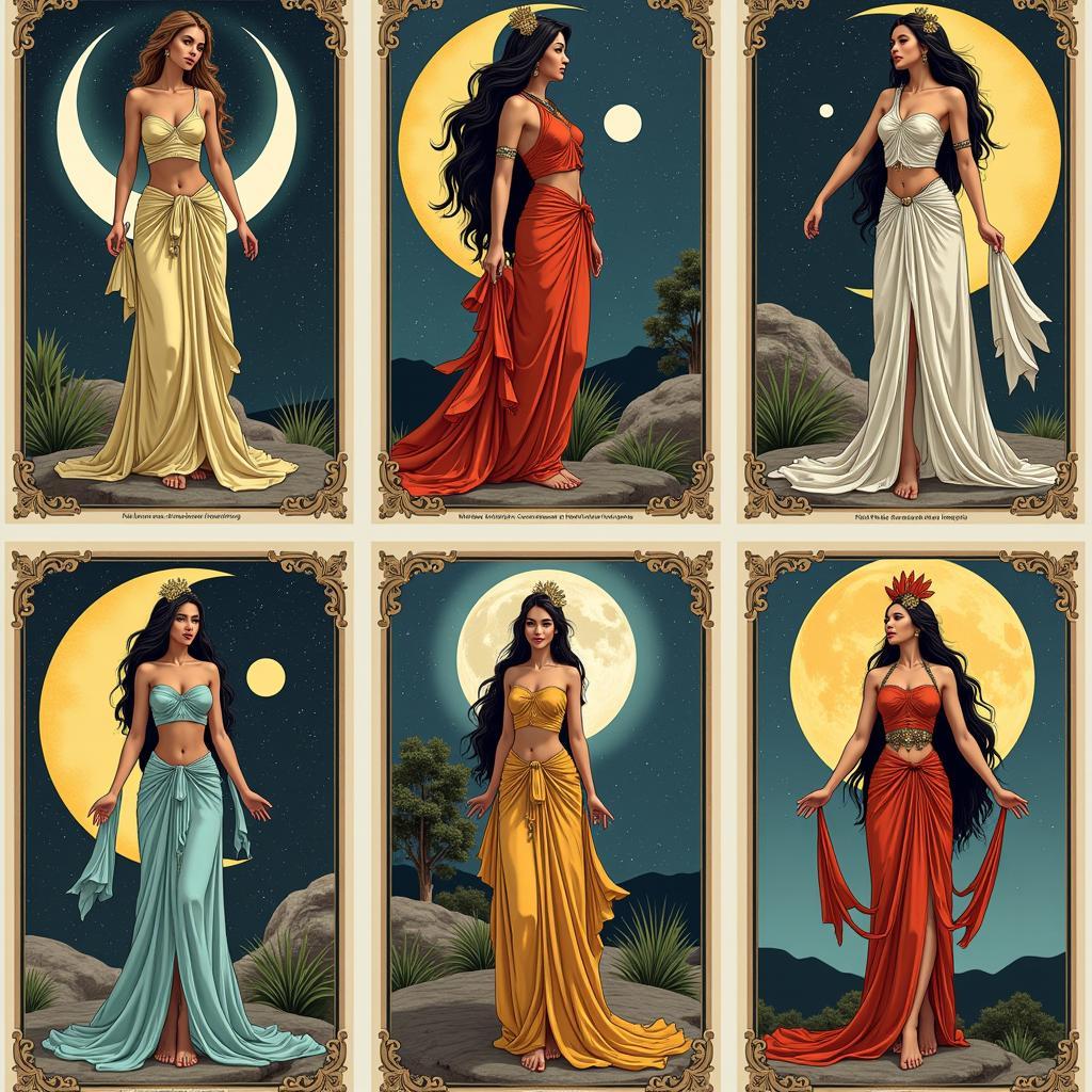 Moon Goddesses in Art