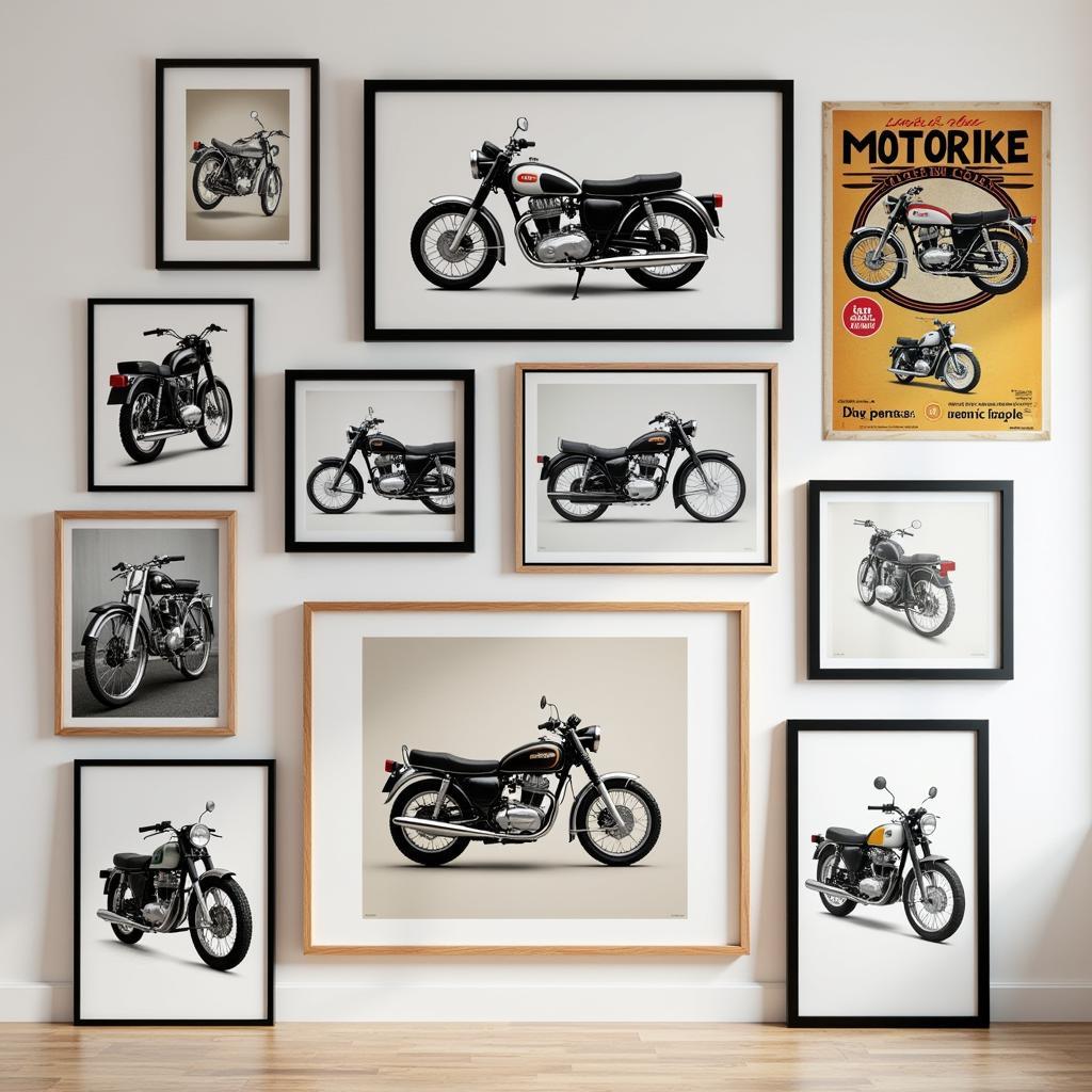 Motorbike Gallery Wall