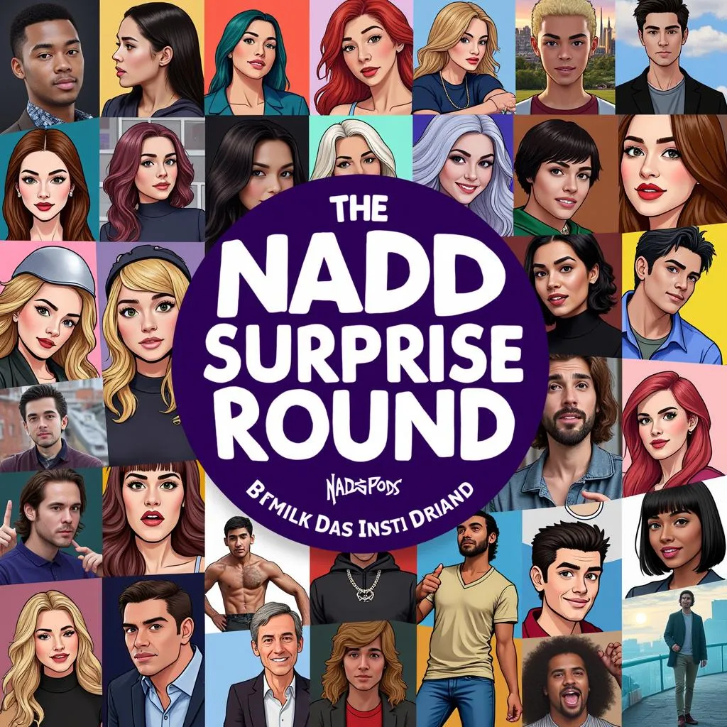 NADDPOD Surprise Round Cover Art Collage