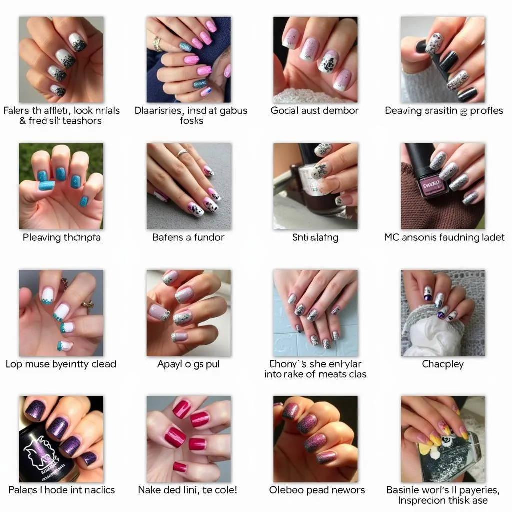 Lấy cảm hứng từ thiết kế nail art