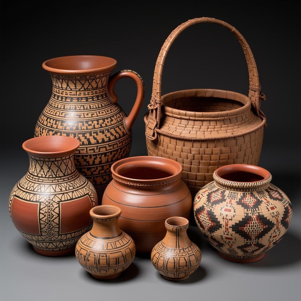 Native American Pottery and Basketry