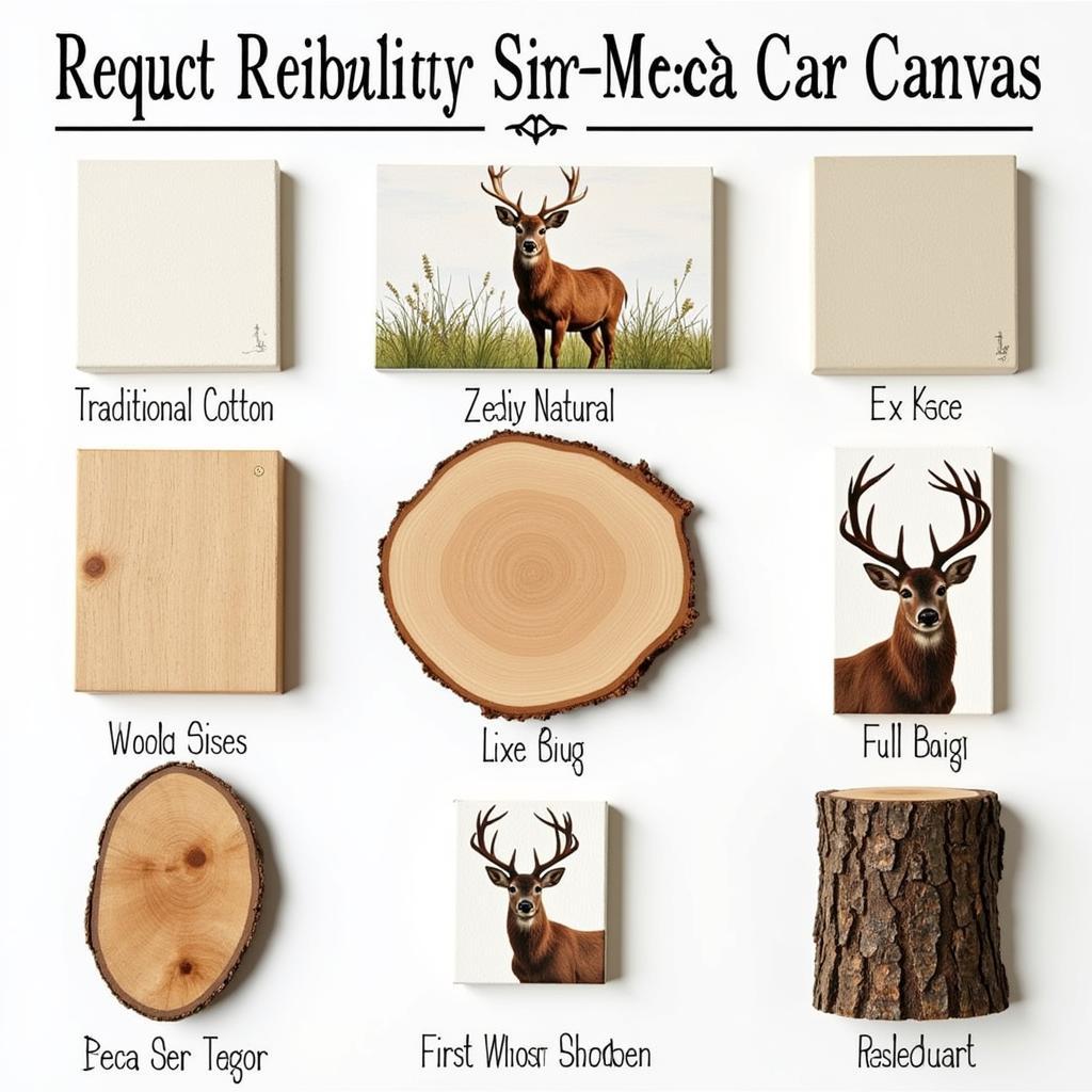 Comparing Different Natural Canvas Types