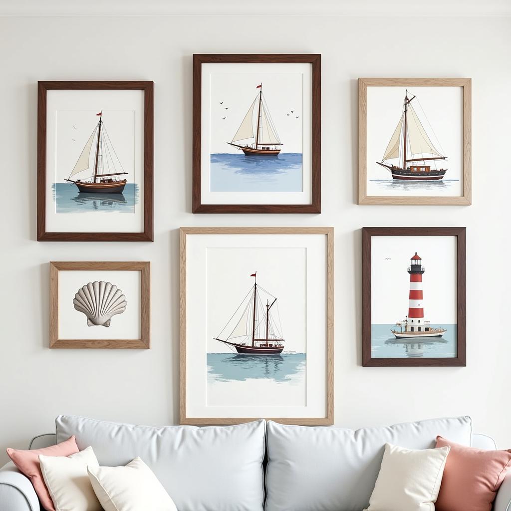 Nautical art wall decor