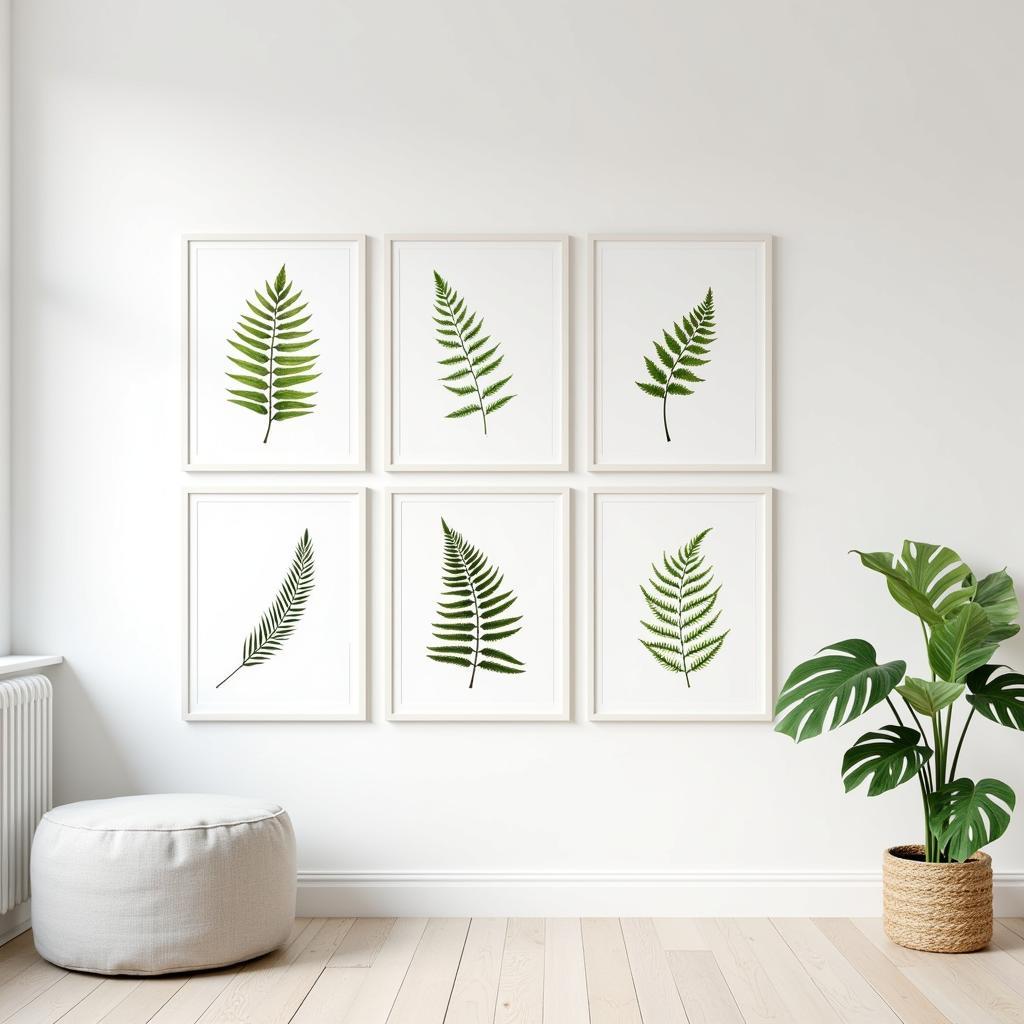 New Zealand Fern Botanical Print Wall Art