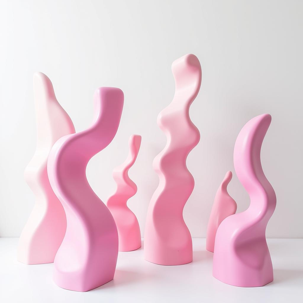 Contemporary Pink Art - Sculptural Installation