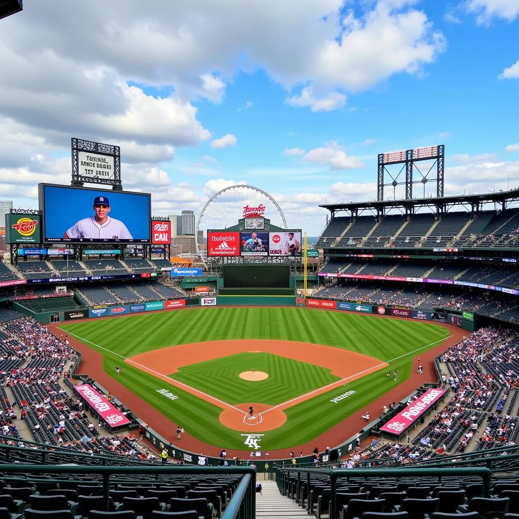 Baseball Stadium Art