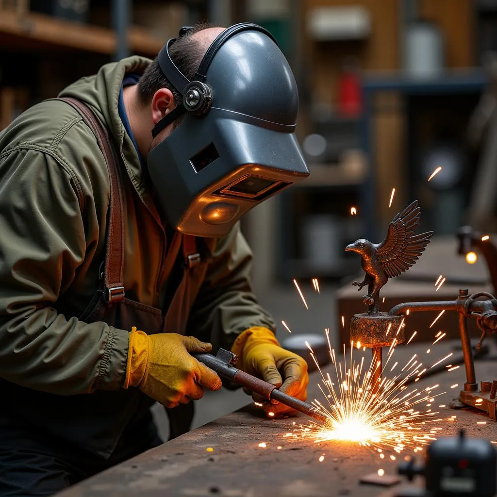 Metal Artist at Work