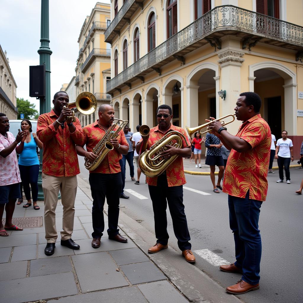 Nhạc công đường phố Havana