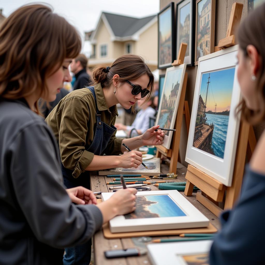 Ocean City Art Show Artist Demonstration