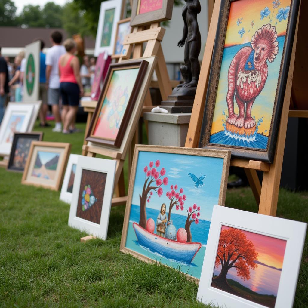 Olathe Art Festival Art Display