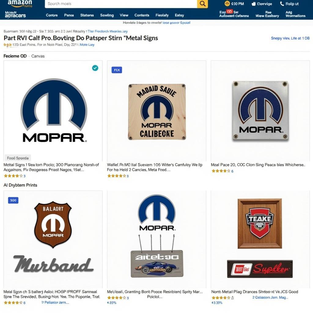 Searching for Unique Mopar Wall Art Online