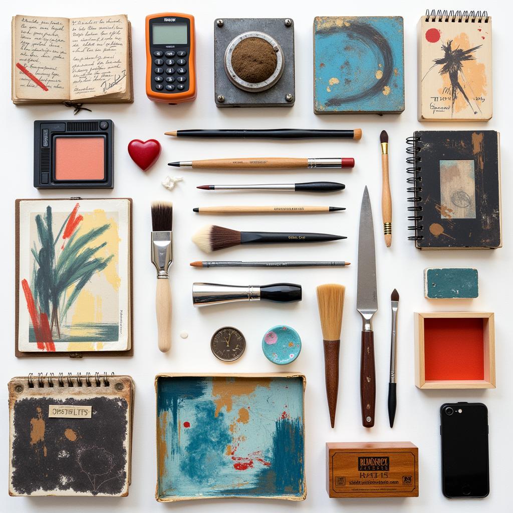 Essential tools for online mixed media art