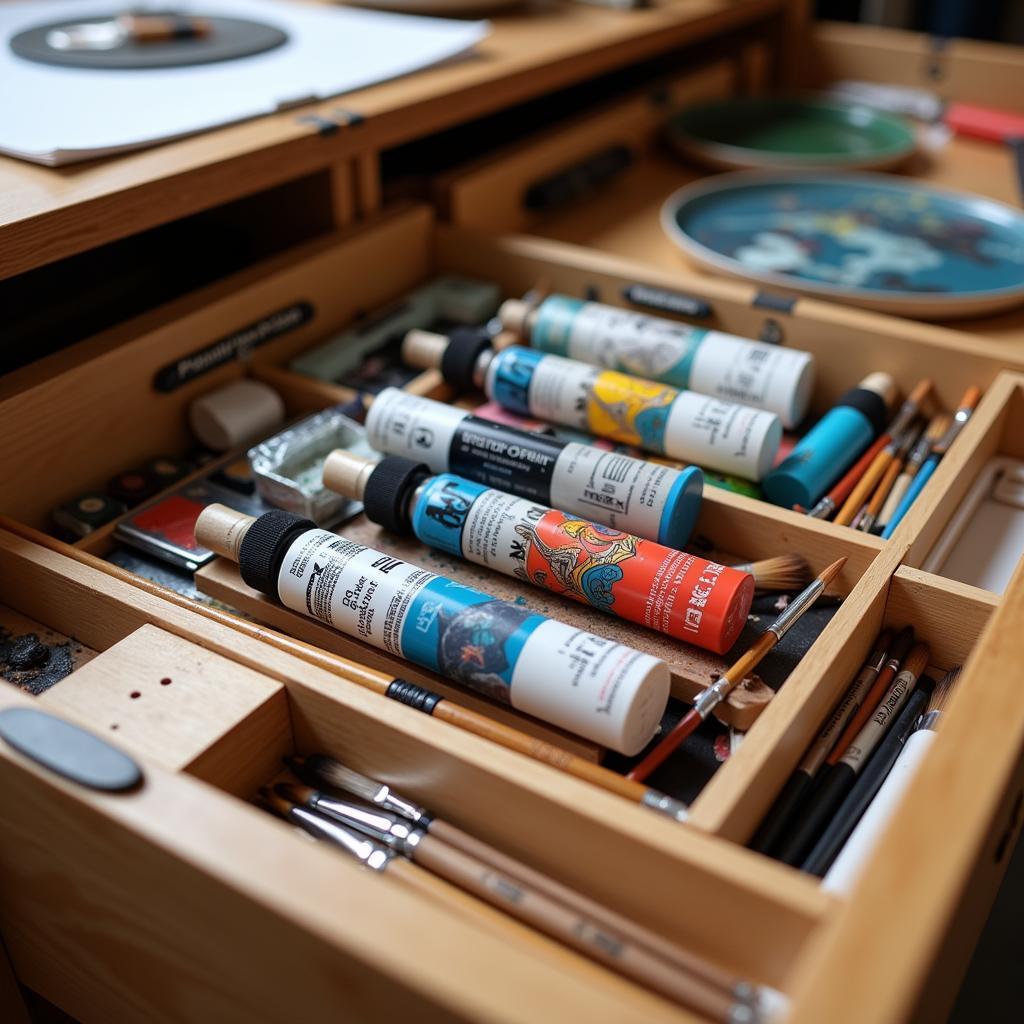 Organized Art Storage Solutions