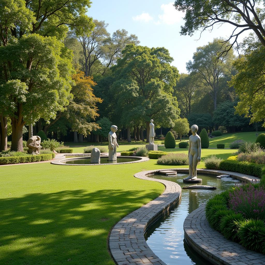 Sculpture Garden at the Ortiz Gurdián Foundation