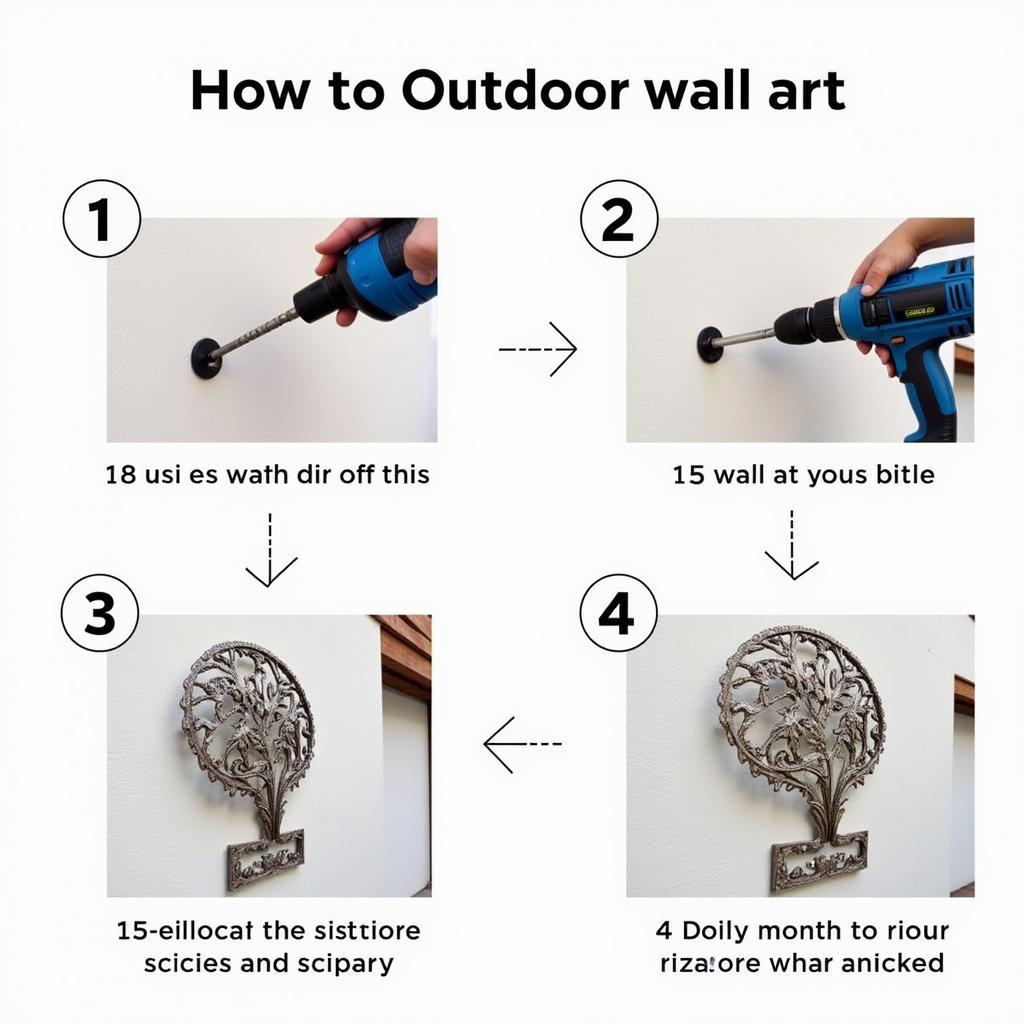 Outdoor Wall Art Installation