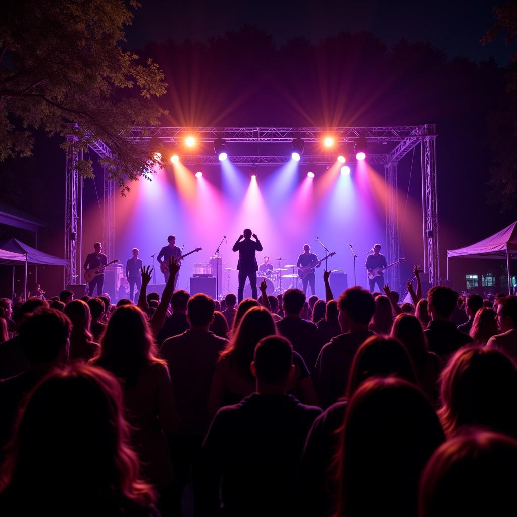 Live music performance at Palo Alto Art and Wine Festival